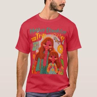 T-shirt Amusante tenue de vacances pour la mère pour une f
