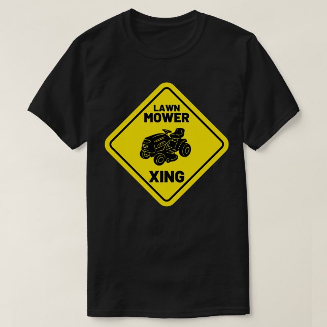 T-shirt Amusante tondeuse de gazon Mower Retro Jardin de t (Design devant)
