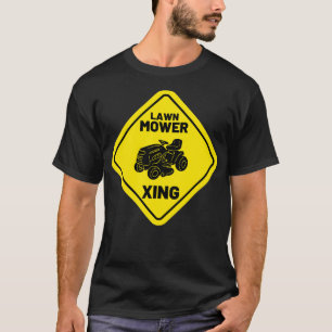 T-shirt Amusante tondeuse de gazon Mower Retro Jardin de t