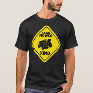 T-shirt Amusante tondeuse de gazon Mower Retro Jardin de t