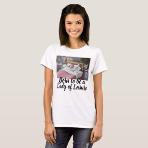 T-shirt Amusante Vintage Dame de Loisirs