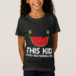 T-Shirt Amusante Watermelon Designs Enfants Enfants Enfant