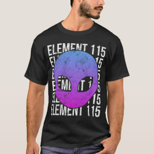 T-shirt Amusante zone de conspiration Alien 51 UFO, élémen