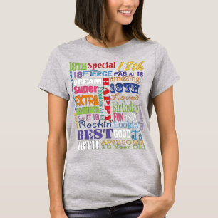 T-shirt Amusants 18ème anniversaire Fête Faveurs Personnal