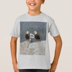 T-shirt Amusants aigles et mouettes