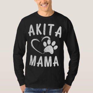 T-shirt Amusants Akita Mama Cadeau Animaux de compagnie Lo