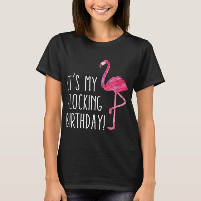 T-shirt Amusants Anniversaire Hommes Femmes Rose Aquarelle (Devant)