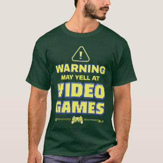 T-shirt Amusants avertissements pour joueurs PC qui pourra