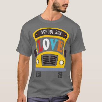 T-shirt Amusants Bus scolaire Conducteur de cadeau Idée de