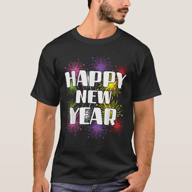 T-shirt Amusants Famille Correspondance Fireworks Fournitu (Devant)