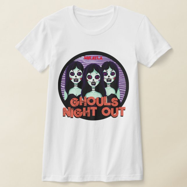T-shirt Amusants Gouls Night Out (Poser)