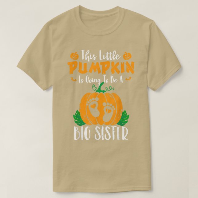 T-shirt Amusants Grande Soeur Automne Pregence d'automne F (Design devant)