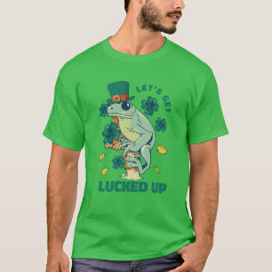 T-shirt Amusants Laissons-Nous Lucrer Jusqu'À La Grenouill