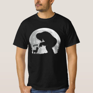 T-shirt Amusants noeud main Bigfoot Sasquatch Chihuahua