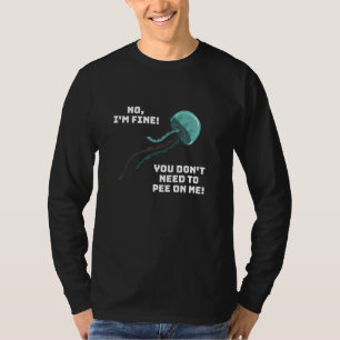 T-shirt Amusants Non Je suis belle méduse Plante pour homm