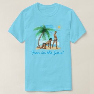 T-shirt « Amusement au soleil (thème gay) »