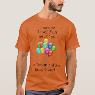 T-shirt Amusement de niveau des pièces