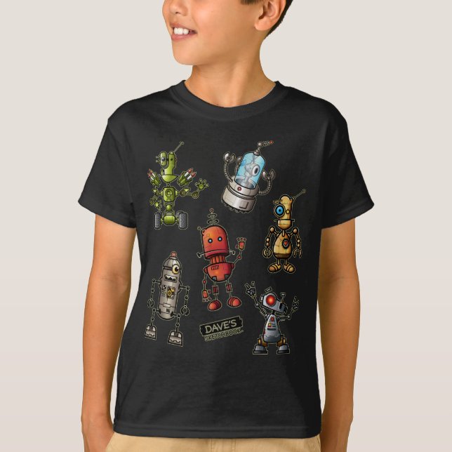 T-shirt Amusement de robot (Devant)