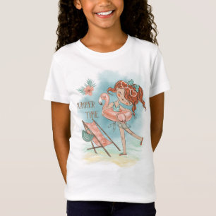 T-Shirt Amusement Estival Pour Filles