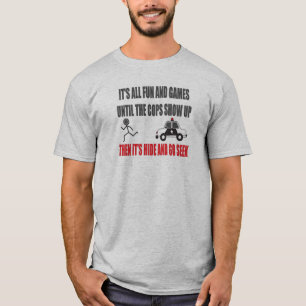 T-shirt Amusement & Jeux Cacher & Go Rechercher