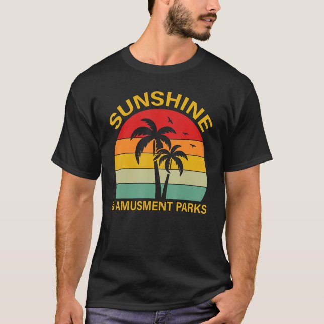 T-shirt Amusement Park  Sunshine and Amusement Parks (Devant)