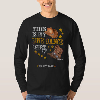 T-shirt Amusement Pour Line Dancer C'Est Ma Line Dance