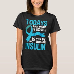 T-shirt Amusement Type 1 2 Diabétique T1d T2d Insulte Diab