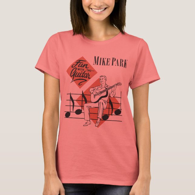 T-shirt Amusez-vous avec la chemise guitare (Devant)