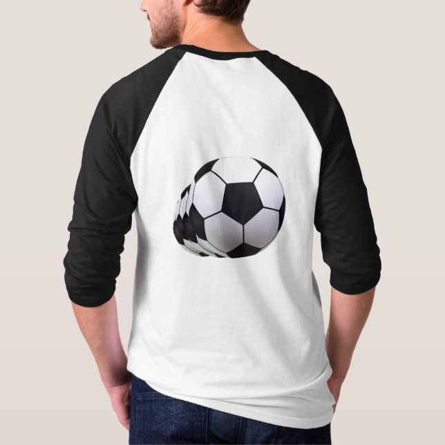 T-shirt Amusons-nous au football, jouons (Dos)