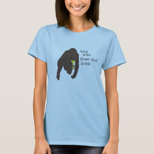 T-shirt Amy veulent la boisson verte de baisse