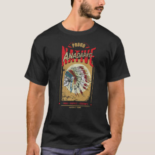 T-shirt Anadarko Amérindien tribu guerrière Prou