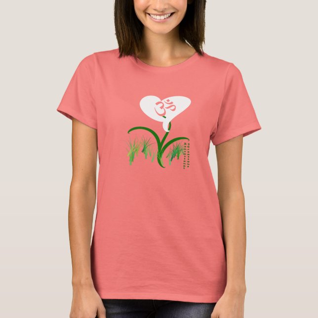 T-shirt Anahata blanc pur (Devant)
