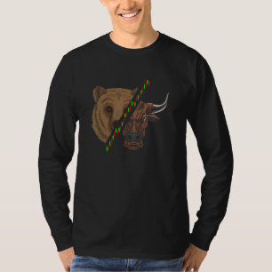 T-shirt Analyse Cryptodevise de l'analyse du graphique en 