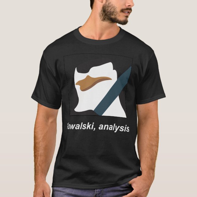 T-shirt Analyse Kowalski (Devant)