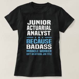 T-shirt Analyste actuariel junior