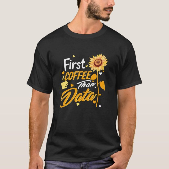 T-shirt Analyste Comportement Café Aba Rbt Thérapeute Bcba (Devant)