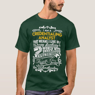 T-shirt Analyste de certification Analyste de certificatio
