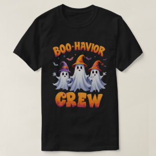 T-shirt Analyste de comportement Halloween ABA Ghost Boo-h
