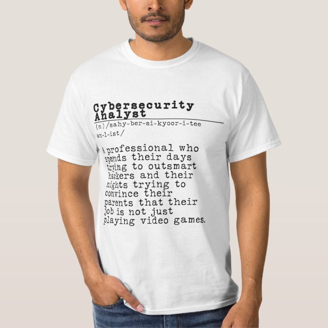 T-shirt Analyste de cybersécurité - "Le cauchemar du pirat (Devant)