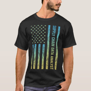 T-shirt Analyste de données de la chaîne d'approvisionneme