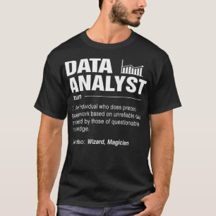T-shirt Analyste de données Définir l'analyse de veille al