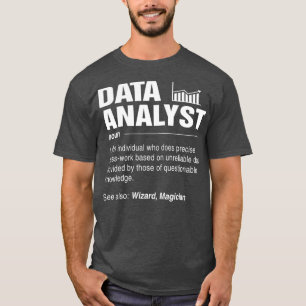 T-shirt Analyste de données Définissez l'analyse de veil