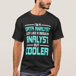 T-shirt Analyste de données Statisticien Consultant en aff