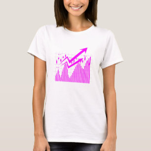 T-shirt Analyste de graphique de trader négociant en bours