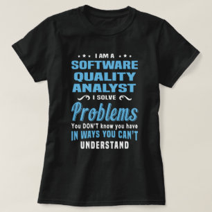 T-shirt Analyste de la qualité du logiciel