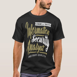 T-shirt Analyste de la sécurité des informations