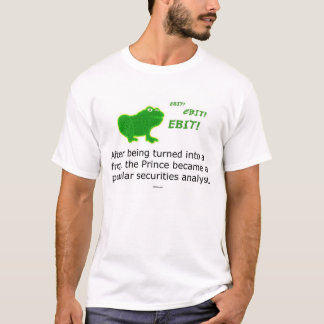 T-shirt Analyste de valeurs mobilières