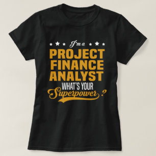 T-shirt Analyste des finances de projet