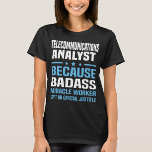 T-shirt Analyste des télécommunications