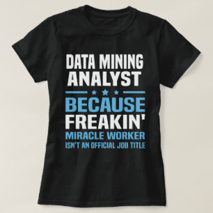 T-shirt Analyste d'exploration de données